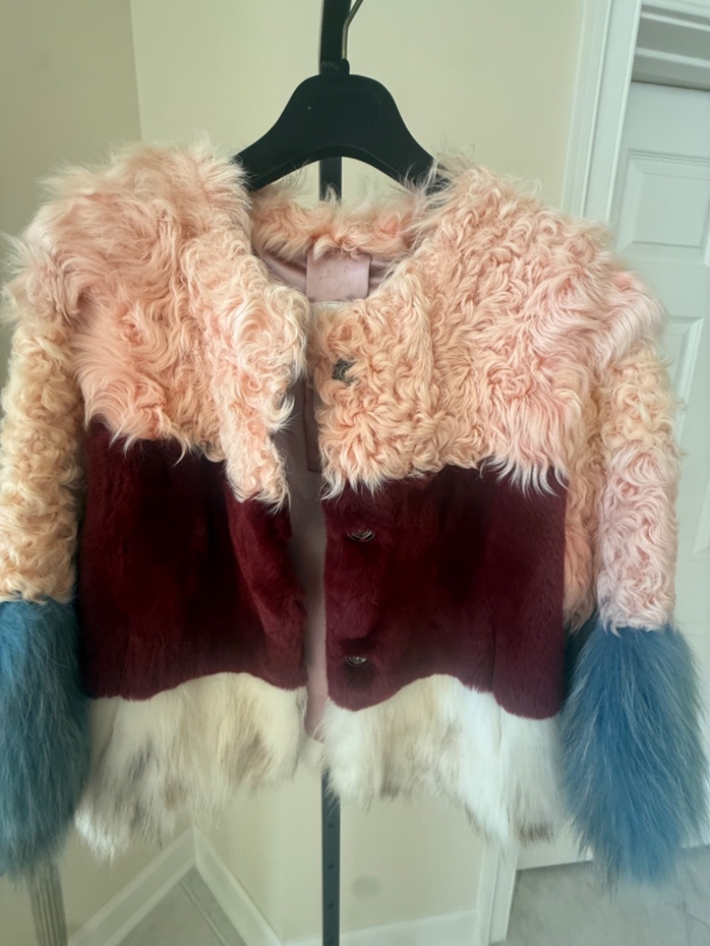 Fur Jacket/Multi Color - Picture 6 of 7